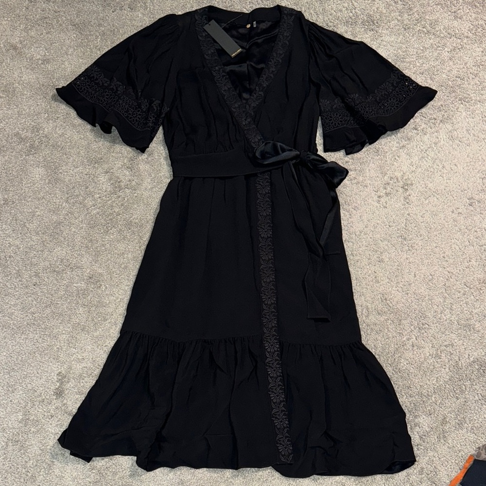 Kobi Halperin wrap black dress